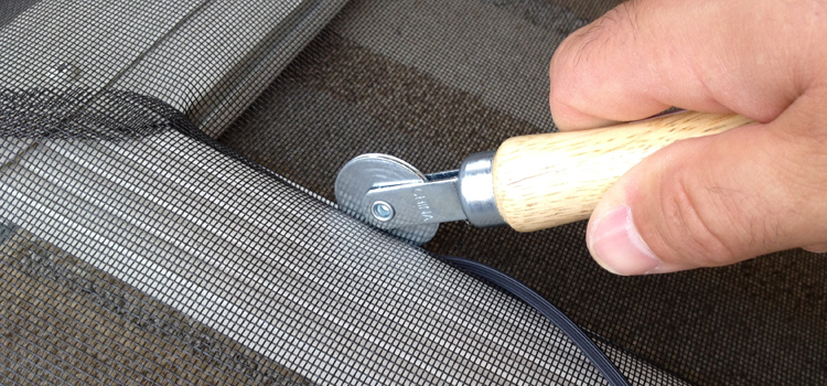 metal screen door repair in Roseville
